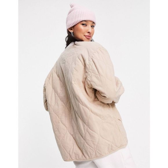 Topshop Jackets & Blazers - Topshop quilted shirt jacket size 8-10